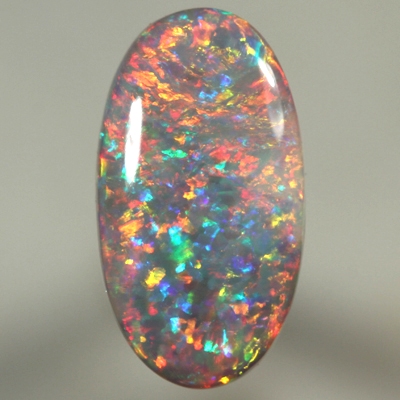 SOLID SEMI BLACK OPAL Top quality Floral Harlequin pattern, bright, strong fire. With VIDEO  